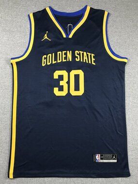 Golden State Warriors Stephen Curry #30 Jersey - Classic Navy Blue
